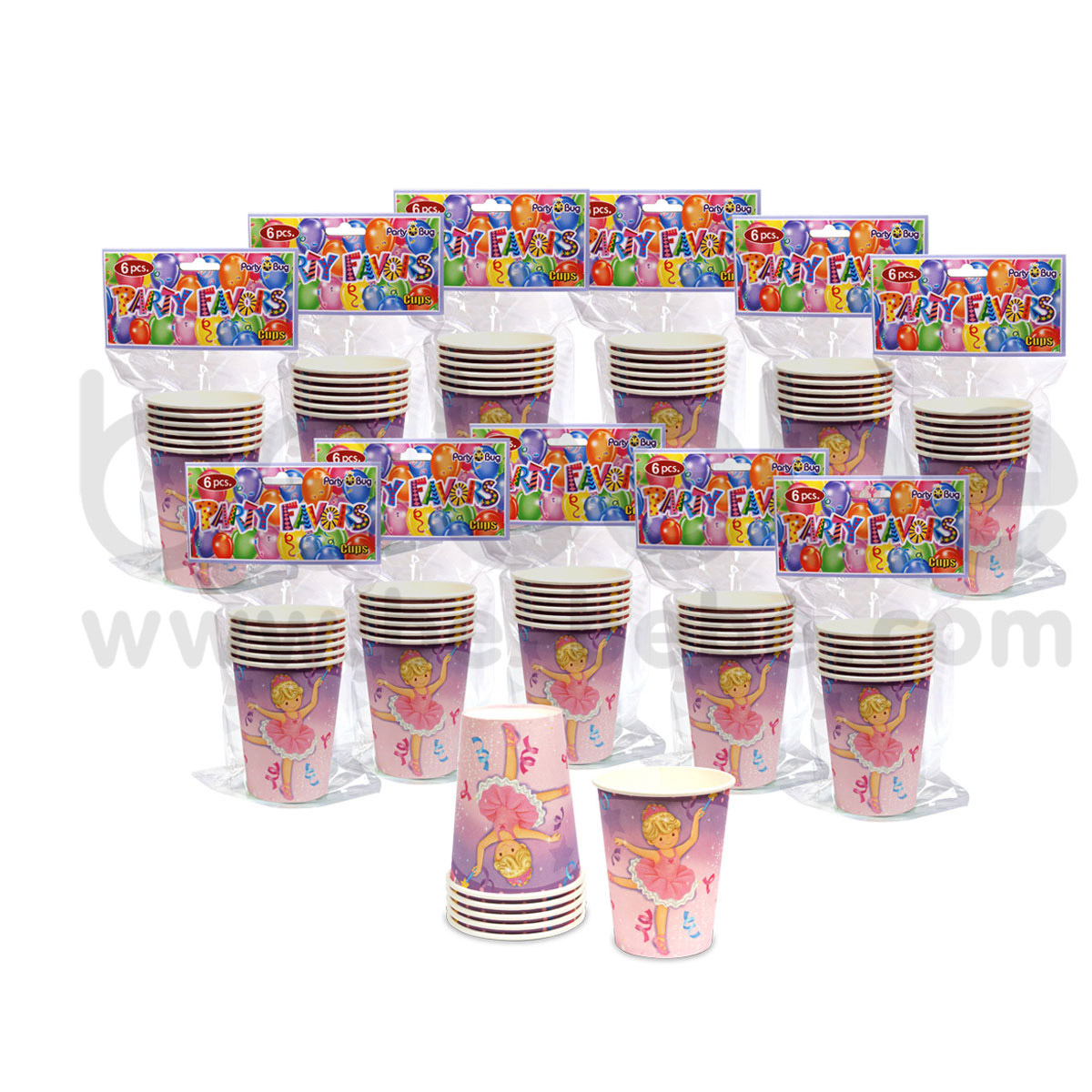 PARTY BUG : Paper cup 9 Oz.,12 Packs