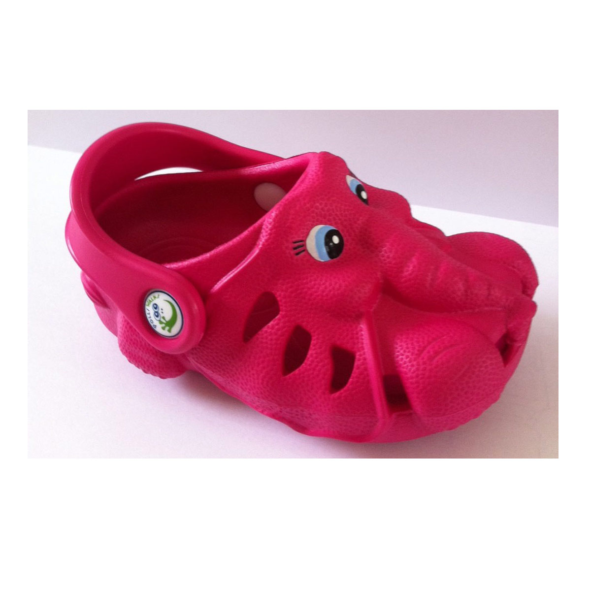 Polliwalks : Toddler shoes Ellie the ELEPHANT Raspberry # 6