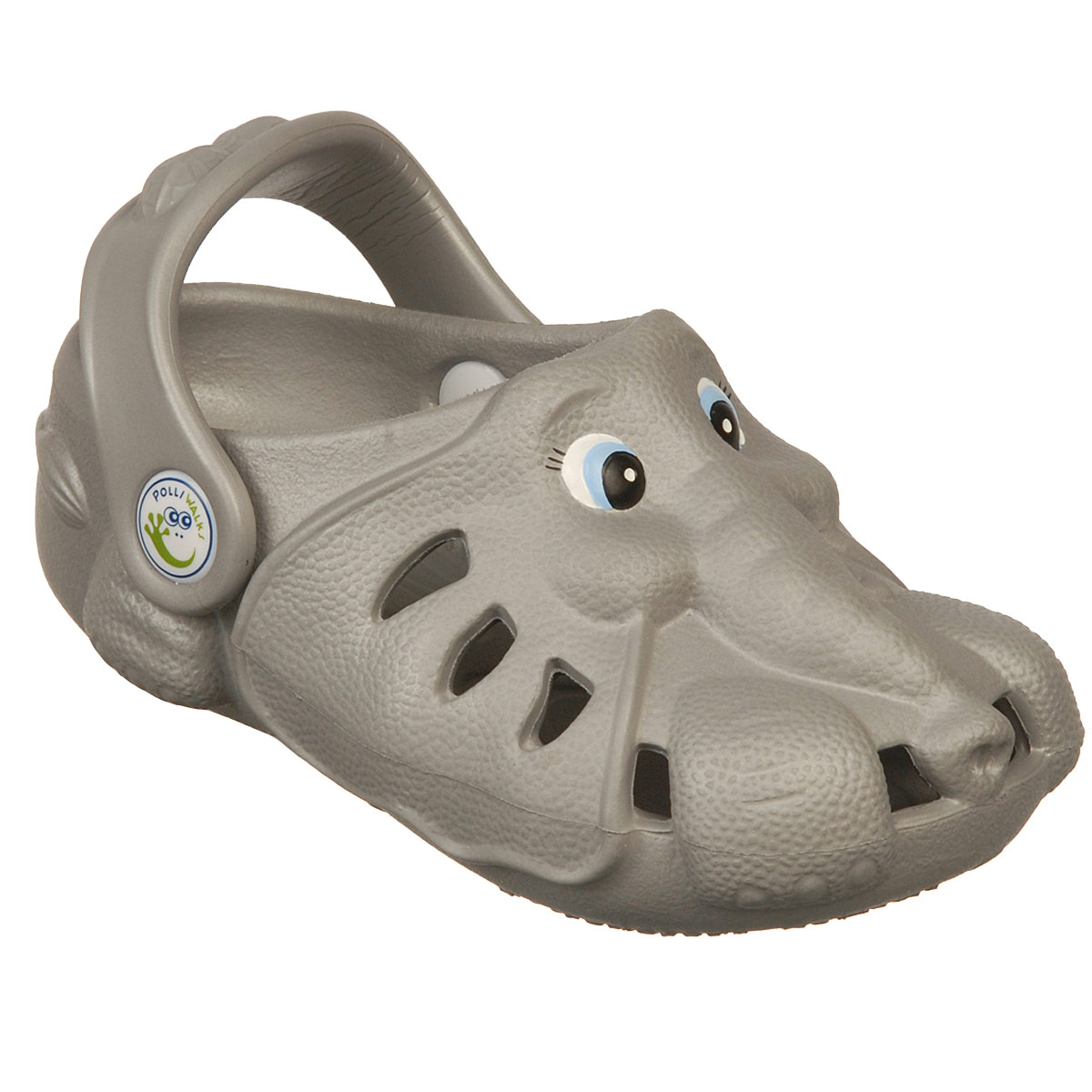 Polliwalks : Toddler shoes Ethan the ELEPHANT Gray # 9