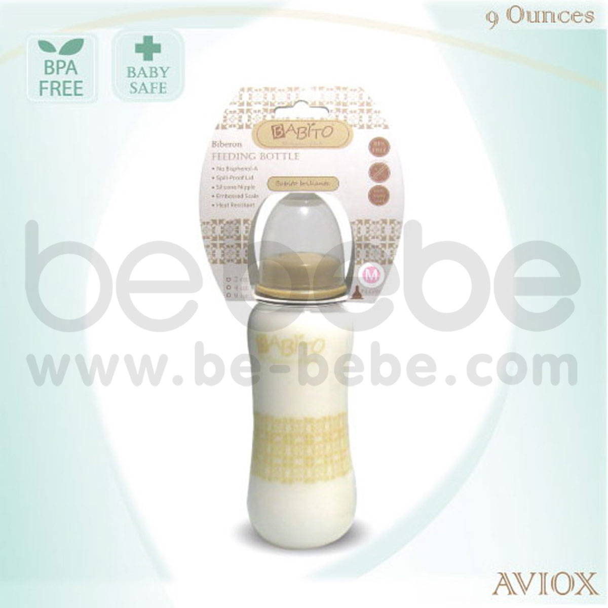 BABITO : 9oz BPA-Free Baby Feeding Bottle, Aviox Budget