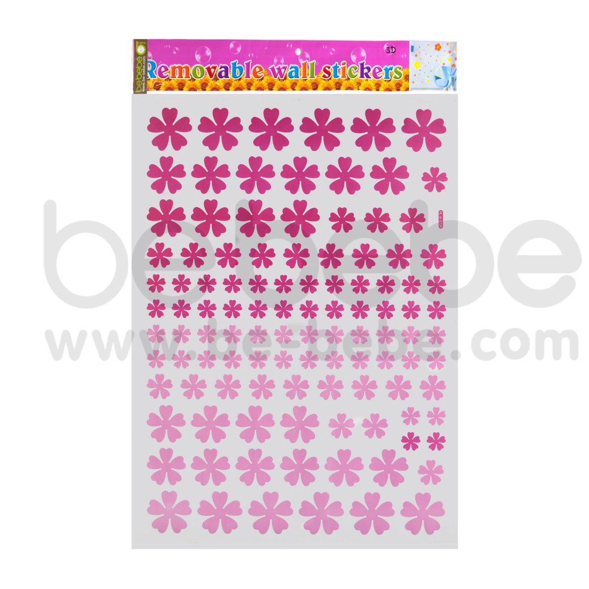 be bebe :  Removable PVC Wall Sticker(50x70cm.) / HL3D-2124