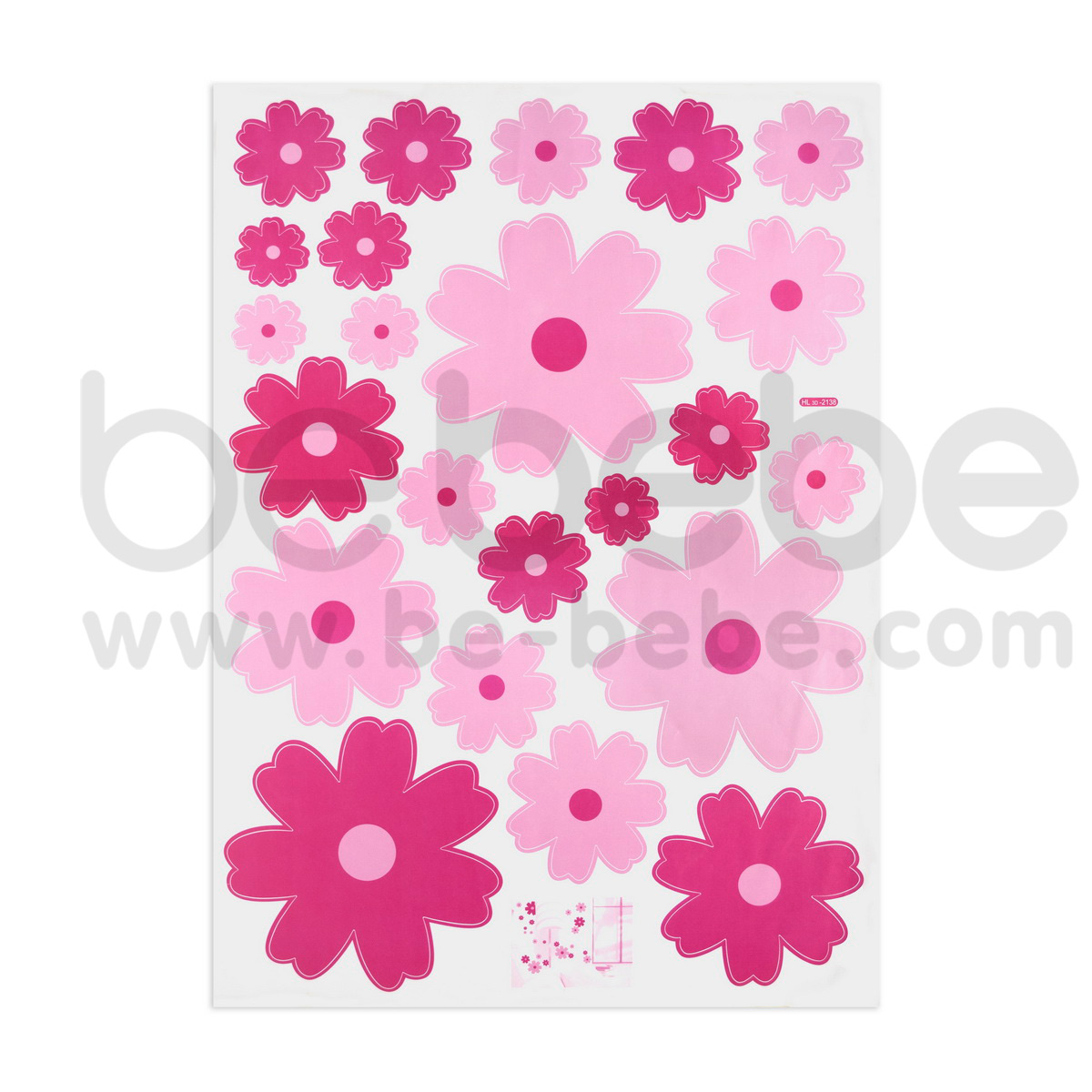 be bebe :  Removable PVC Wall Sticker(50x70cm.) / HL3D-2138