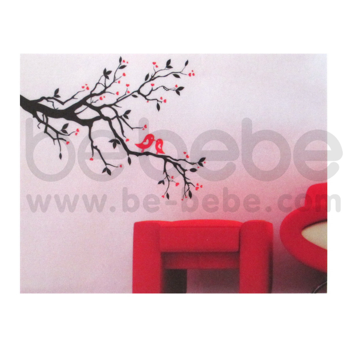 be bebe :  Removable PVC Wall Sticker(60x90cm.) / HL3D-3114