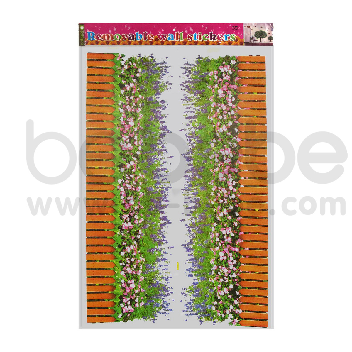 be bebe :  Removable PVC Wall Sticker(60x90cm.) / HL3D-3153