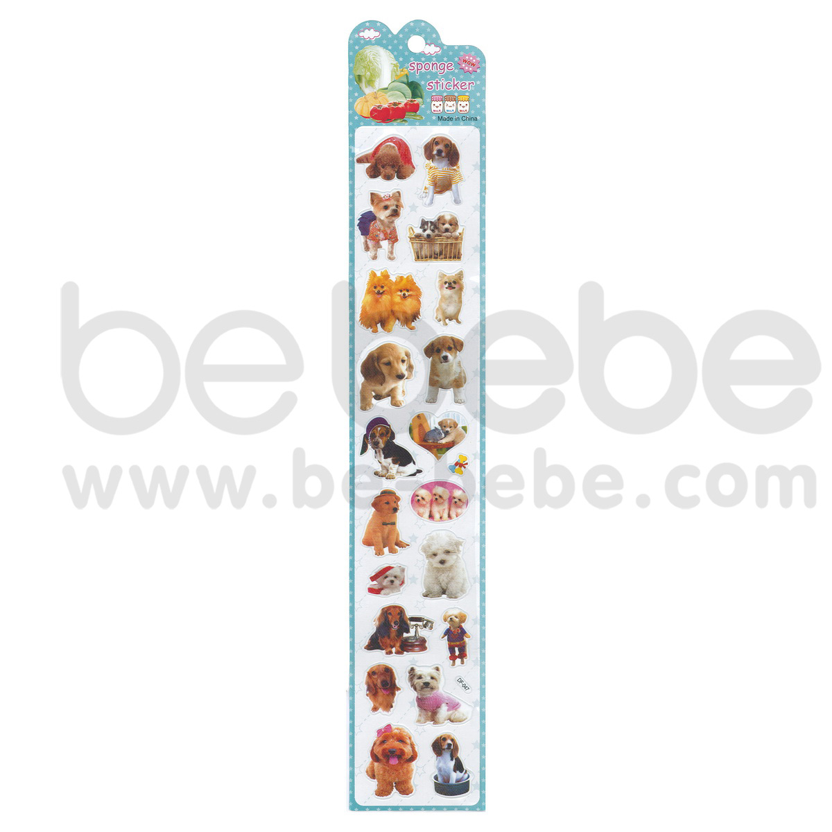 be bebe : Puffy Sticker (7x38cm.) / DF-047