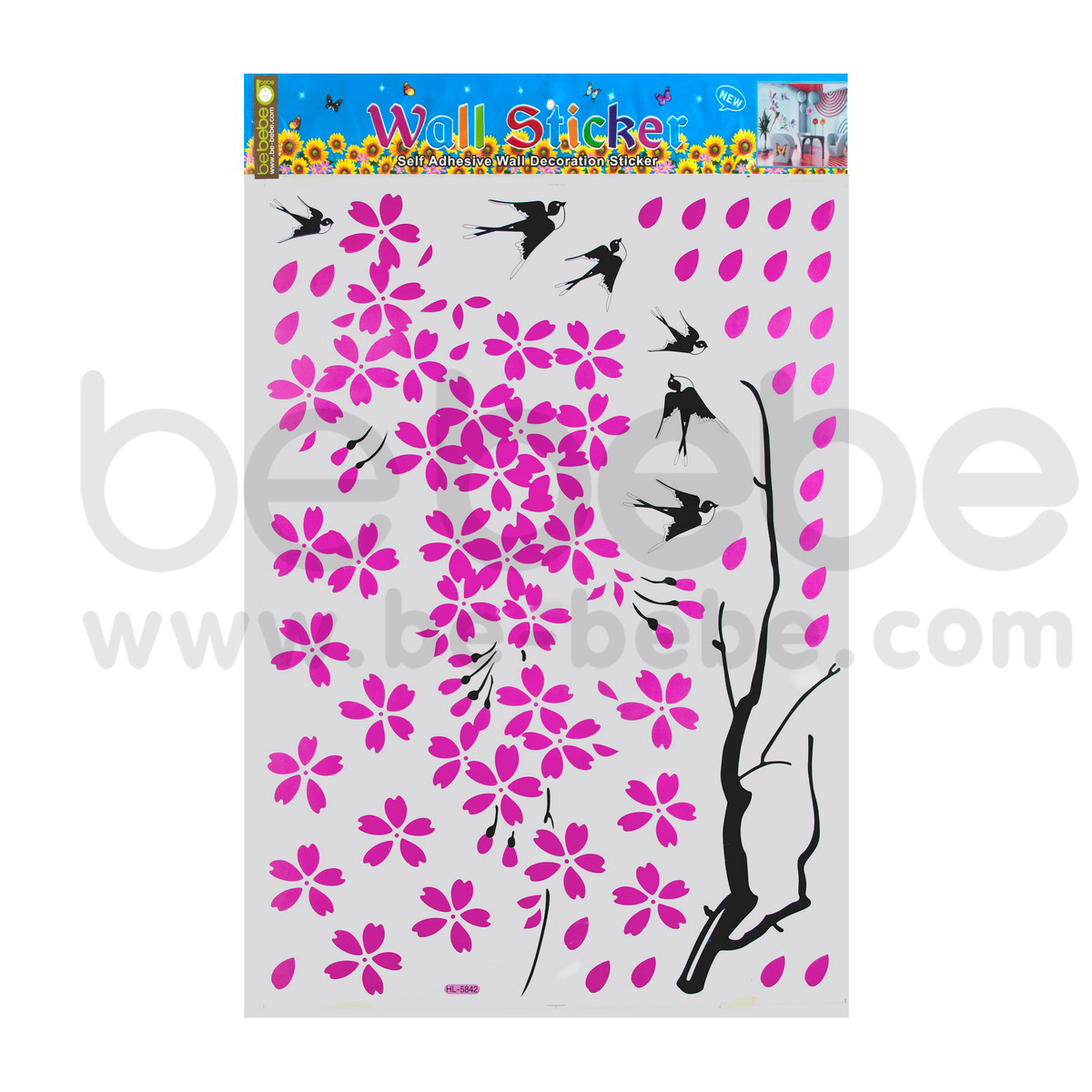 be bebe : Wall Sticker (50x70cm.) / HL-5842