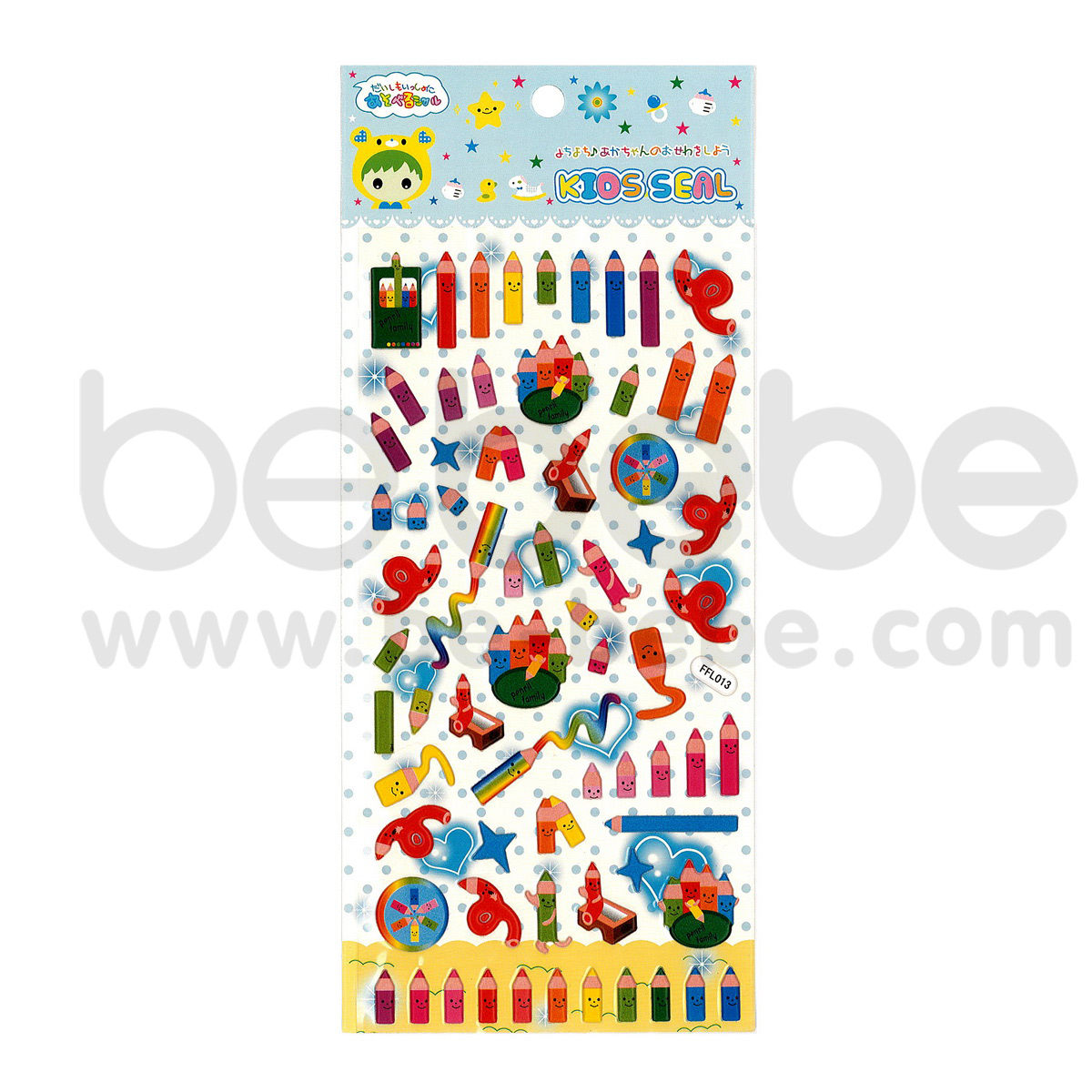 be bebe : Puffy Sticker (8.5x17cm.) / FFL-013