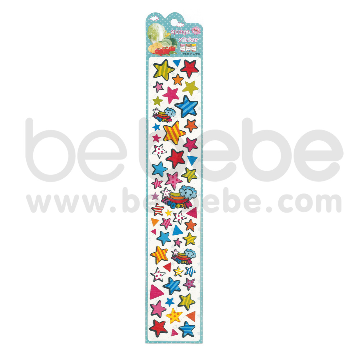 be bebe : Puffy Sticker (7x38cm.) / DF-034