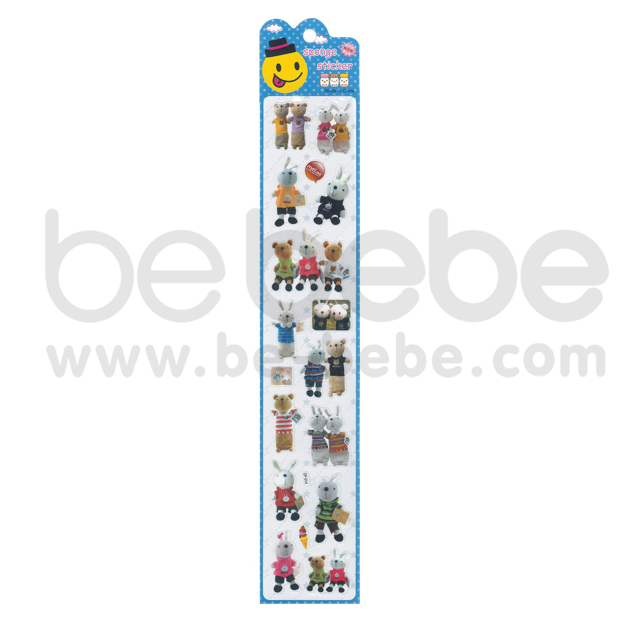 be bebe : Puffy Sticker (7x38cm.) / DF-014
