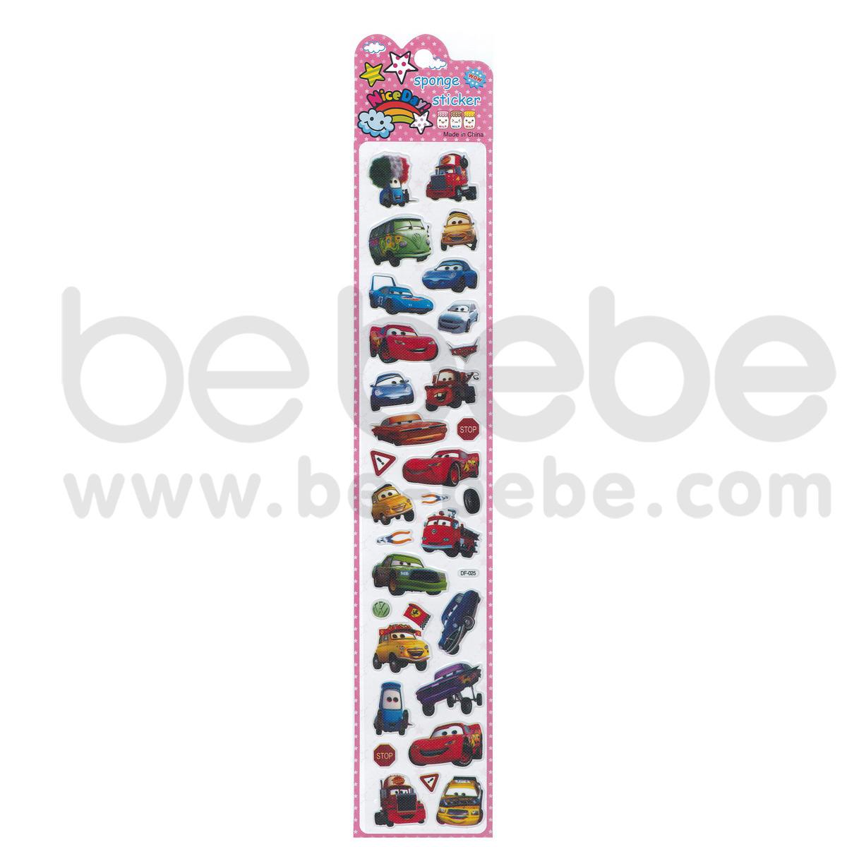 be bebe : Puffy Sticker (7x38cm.) / DF-025