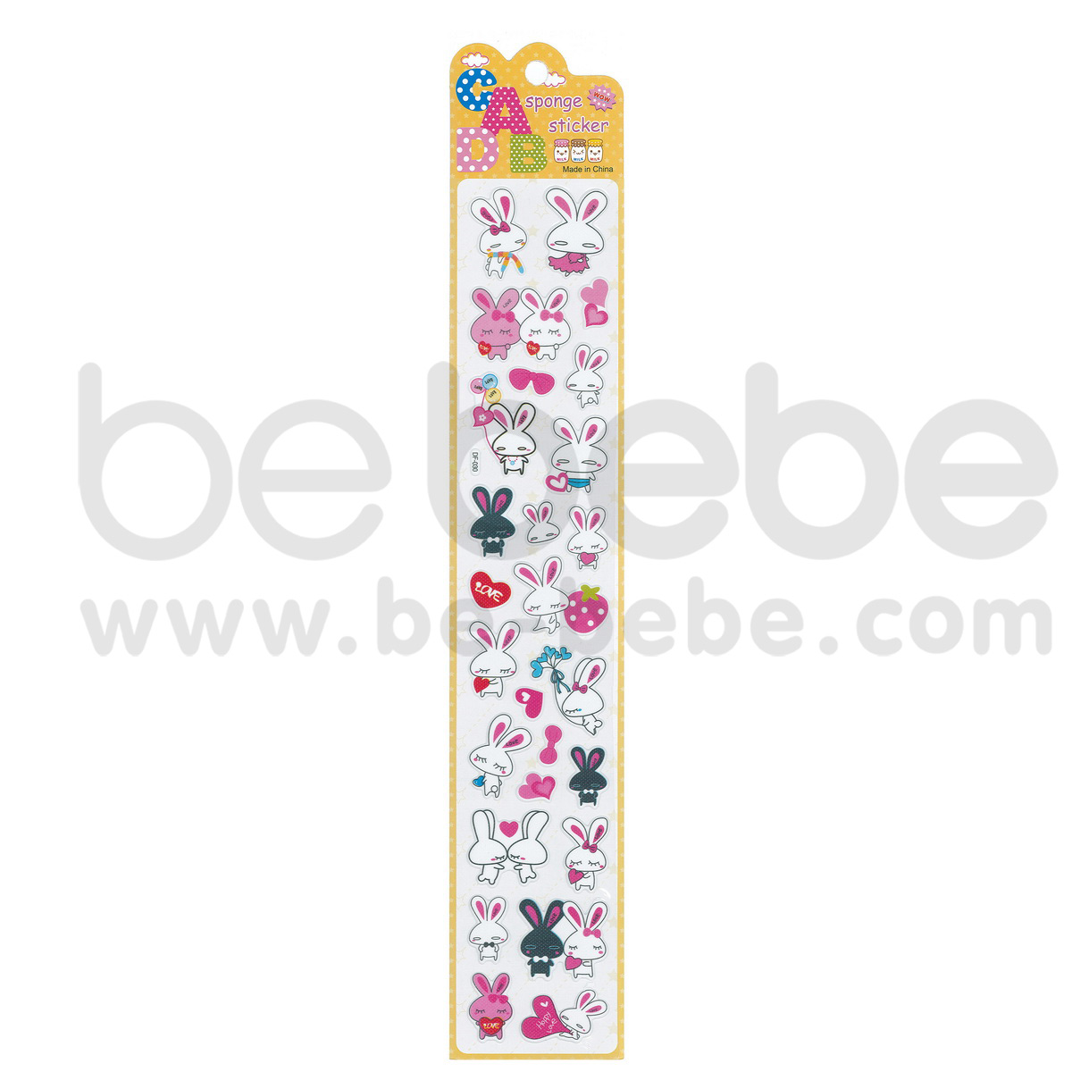 be bebe : Puffy Sticker (7x38cm.) / DF-030