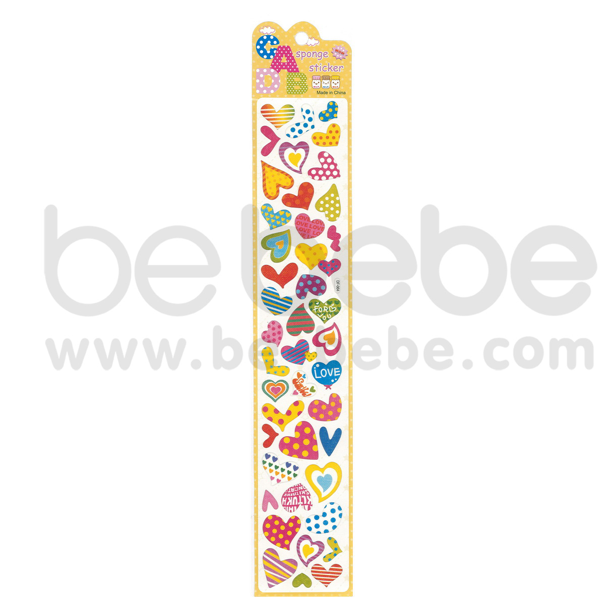 be bebe : Puffy Sticker (7x38cm.) / DF-064