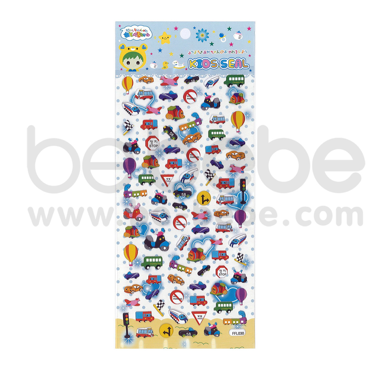 be bebe : Puffy Sticker (8.5x17cm.) / FFL-030