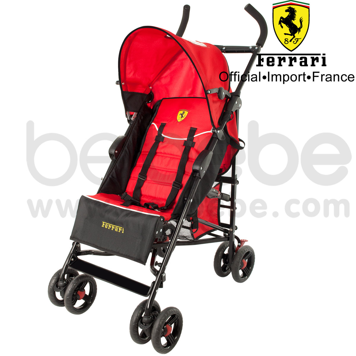 Ferrari : CarSeat Be One (Red) แถม รถเข็นเด็ก P7 Canne Furia
