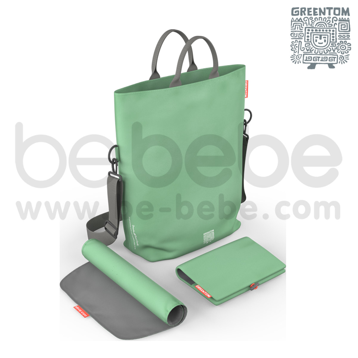 Greentom : Diaper Bag / Mint