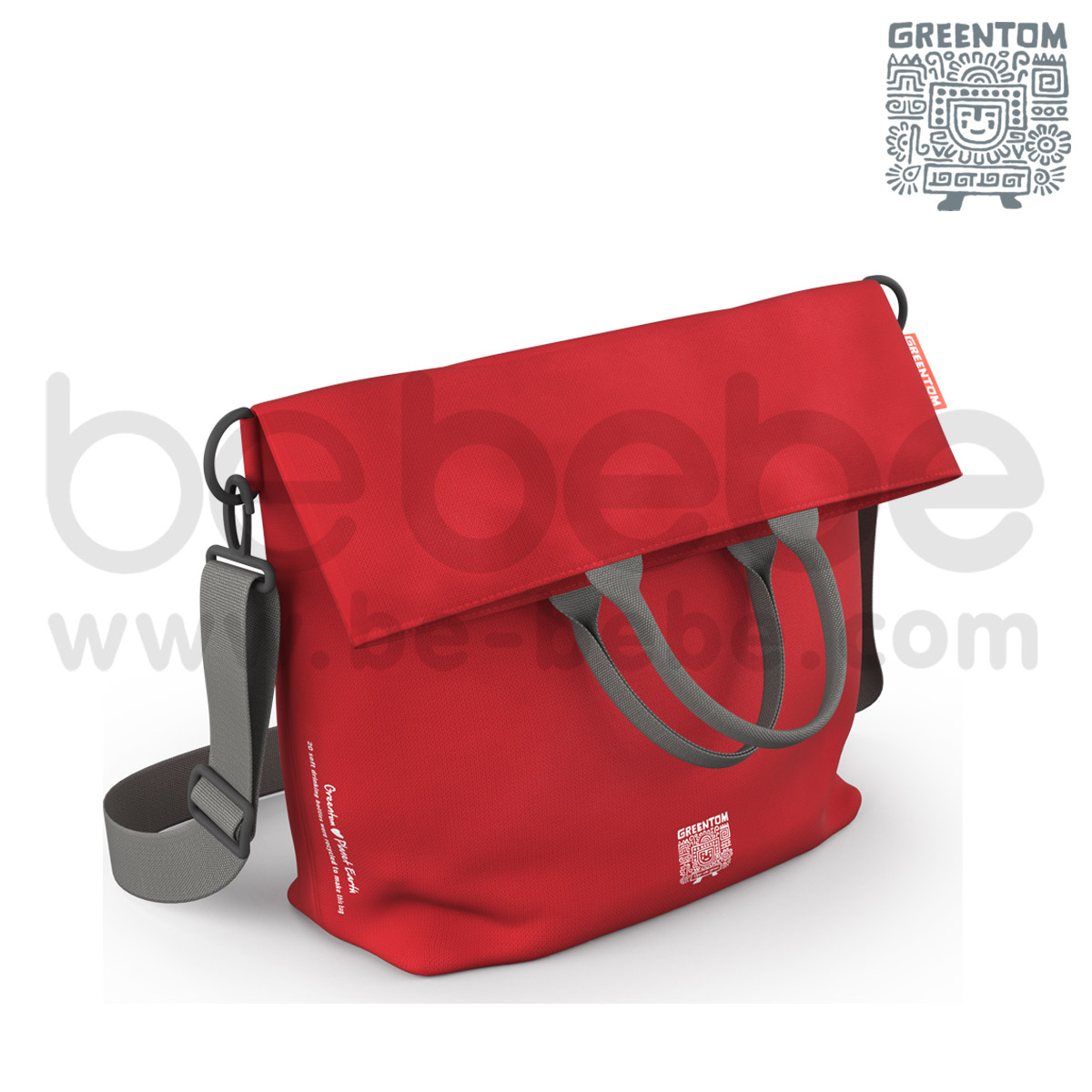 Greentom : Diaper Bag / Red