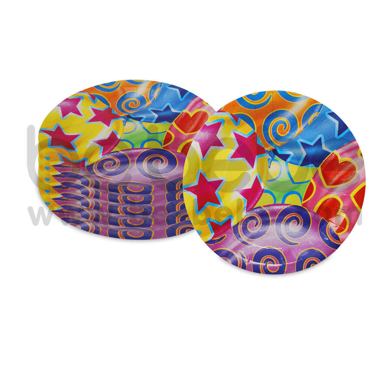 PARTY BUG : Paper plate 7 inch., 1 Pack