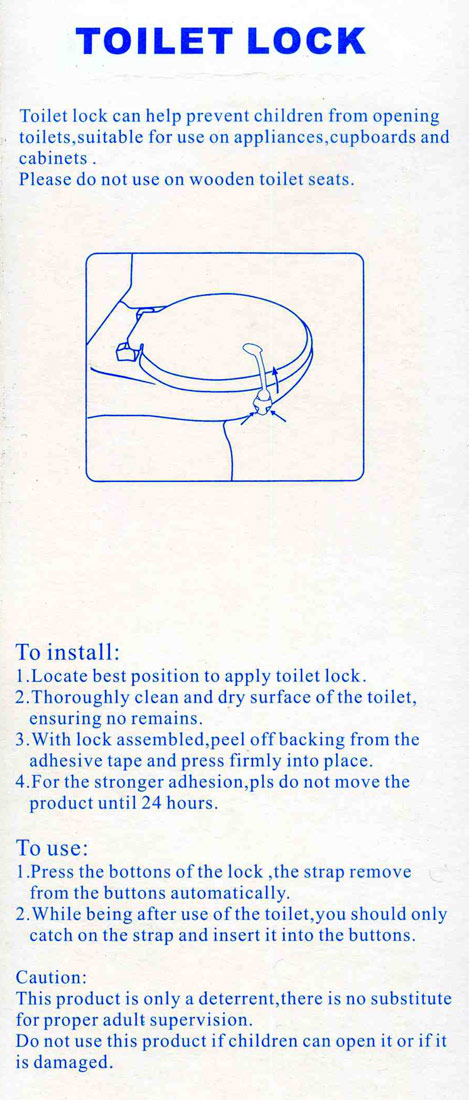 be bebe :Toilet Lock (40x240mm.)