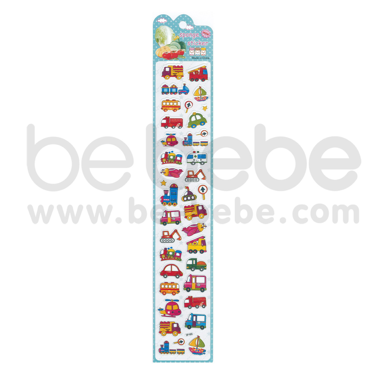 be bebe : Puffy Sticker (7x38cm.) / DF-055