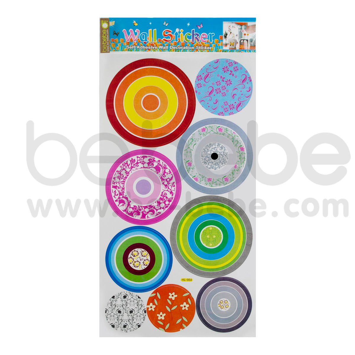 be bebe :Wall Sticker (33x60cm.) / HL-954 