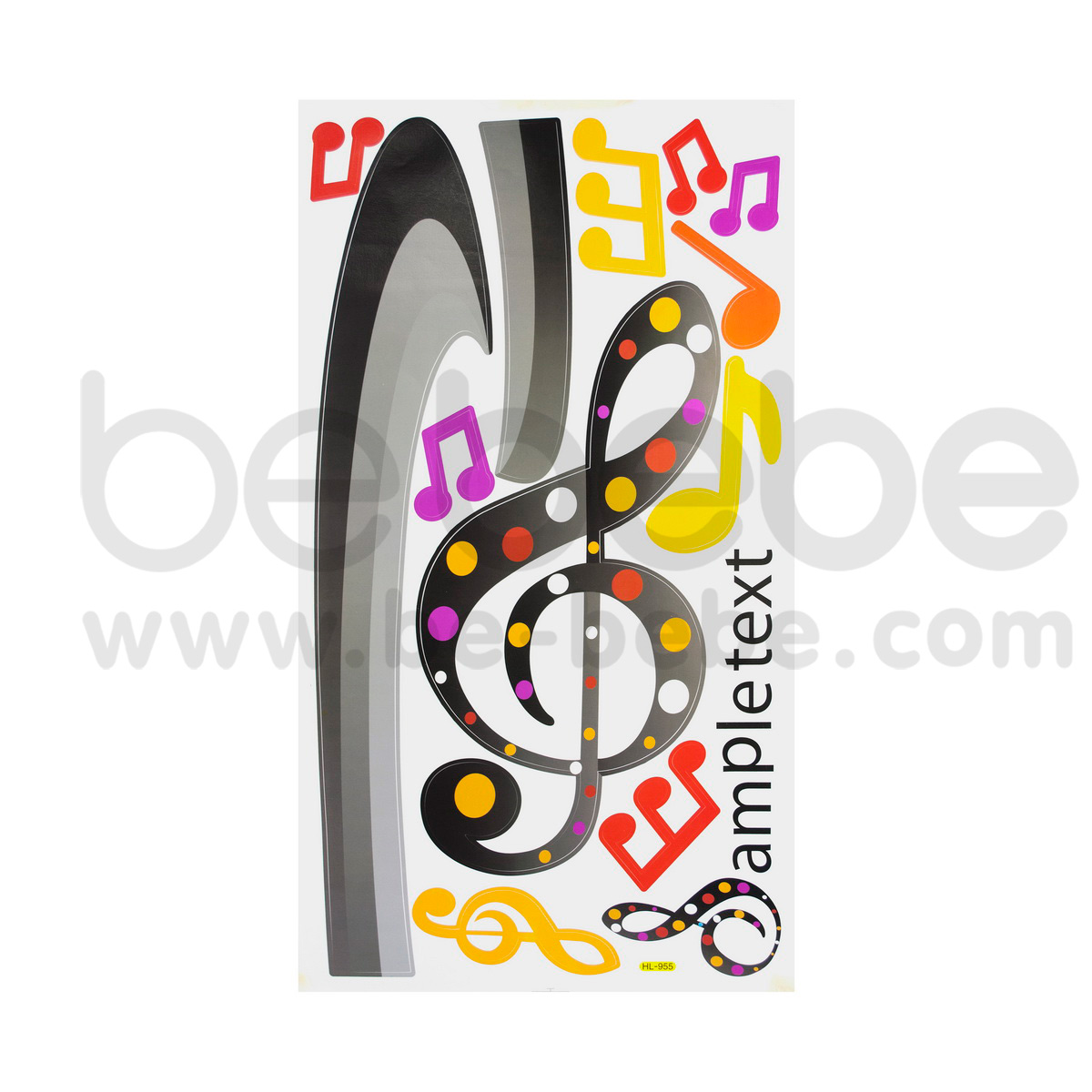 be bebe :Wall Sticker (33x60cm.) / HL-955 