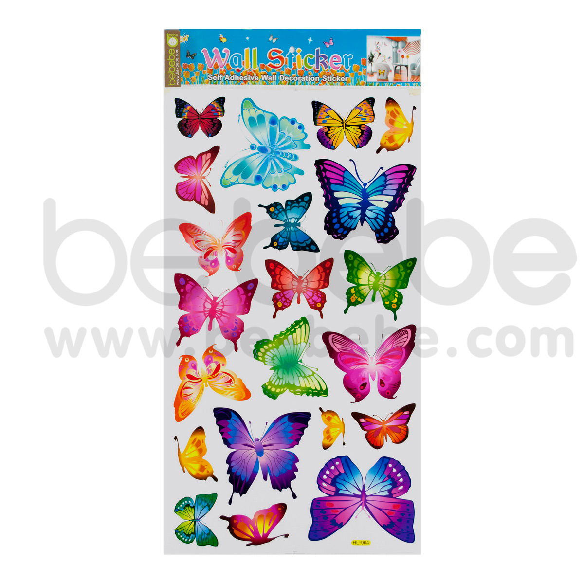 be bebe :Wall Sticker (33x60cm.) / HL-964 