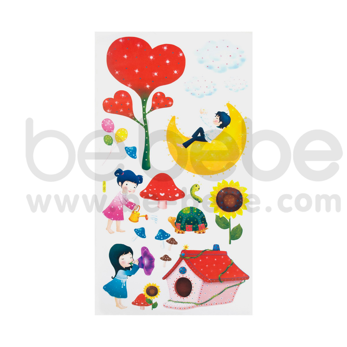be bebe :Wall Sticker (33x60cm.) / HL-981 