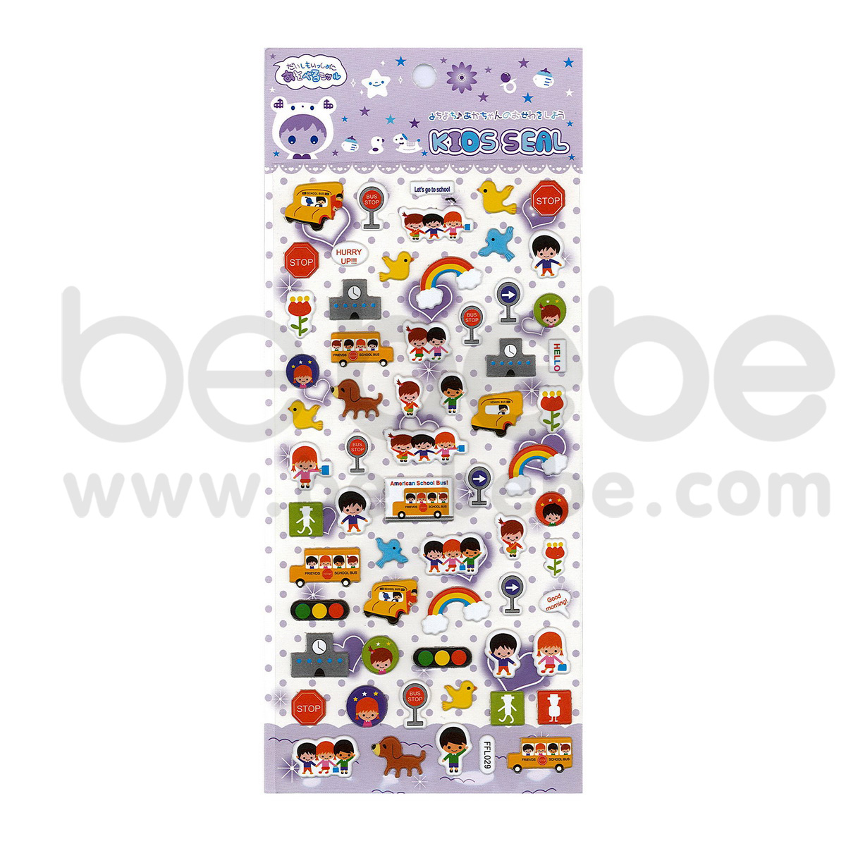 be bebe : Puffy Sticker (8.5x17cm.) / FFL-029