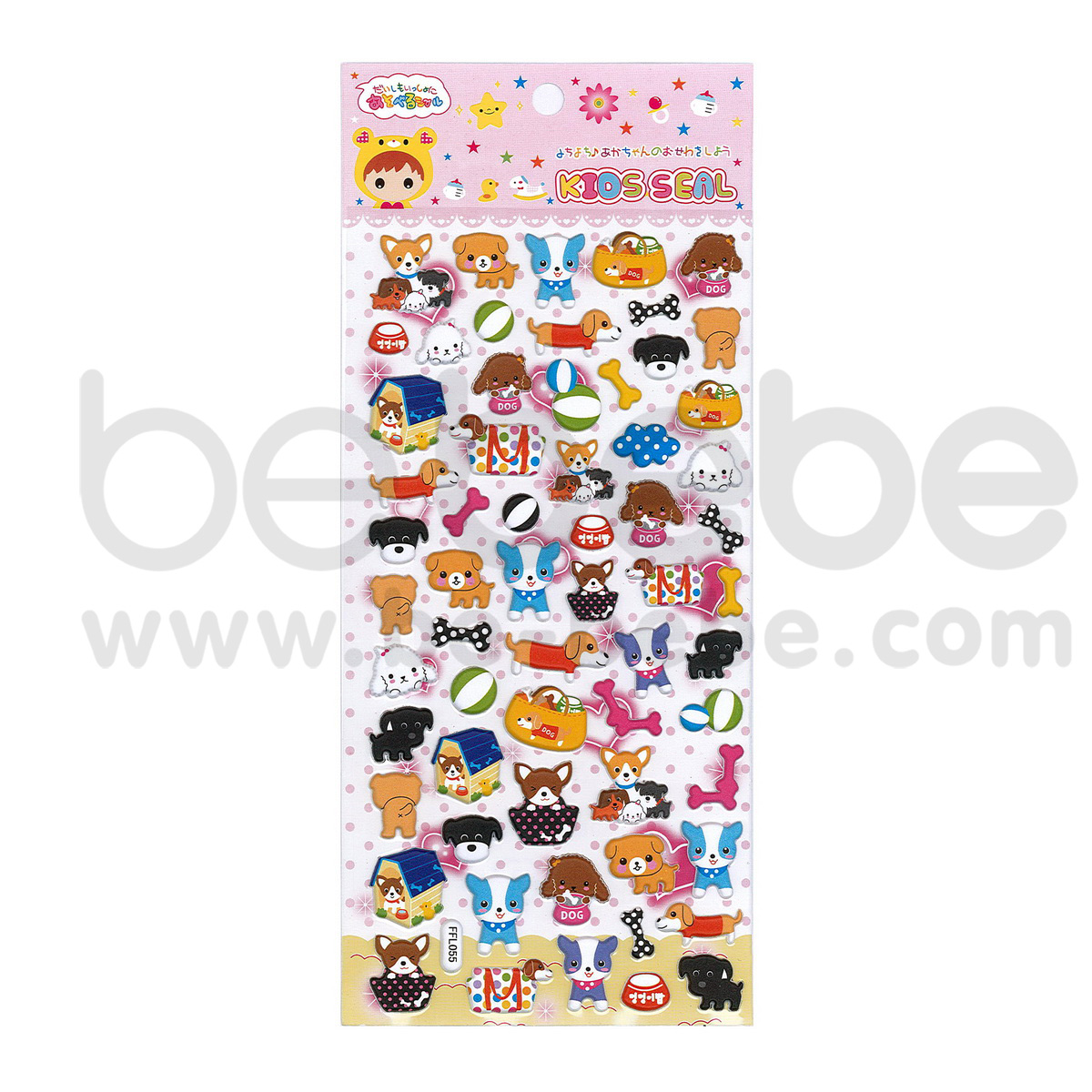 be bebe : Puffy Sticker (8.5x17cm.) / FFL-055