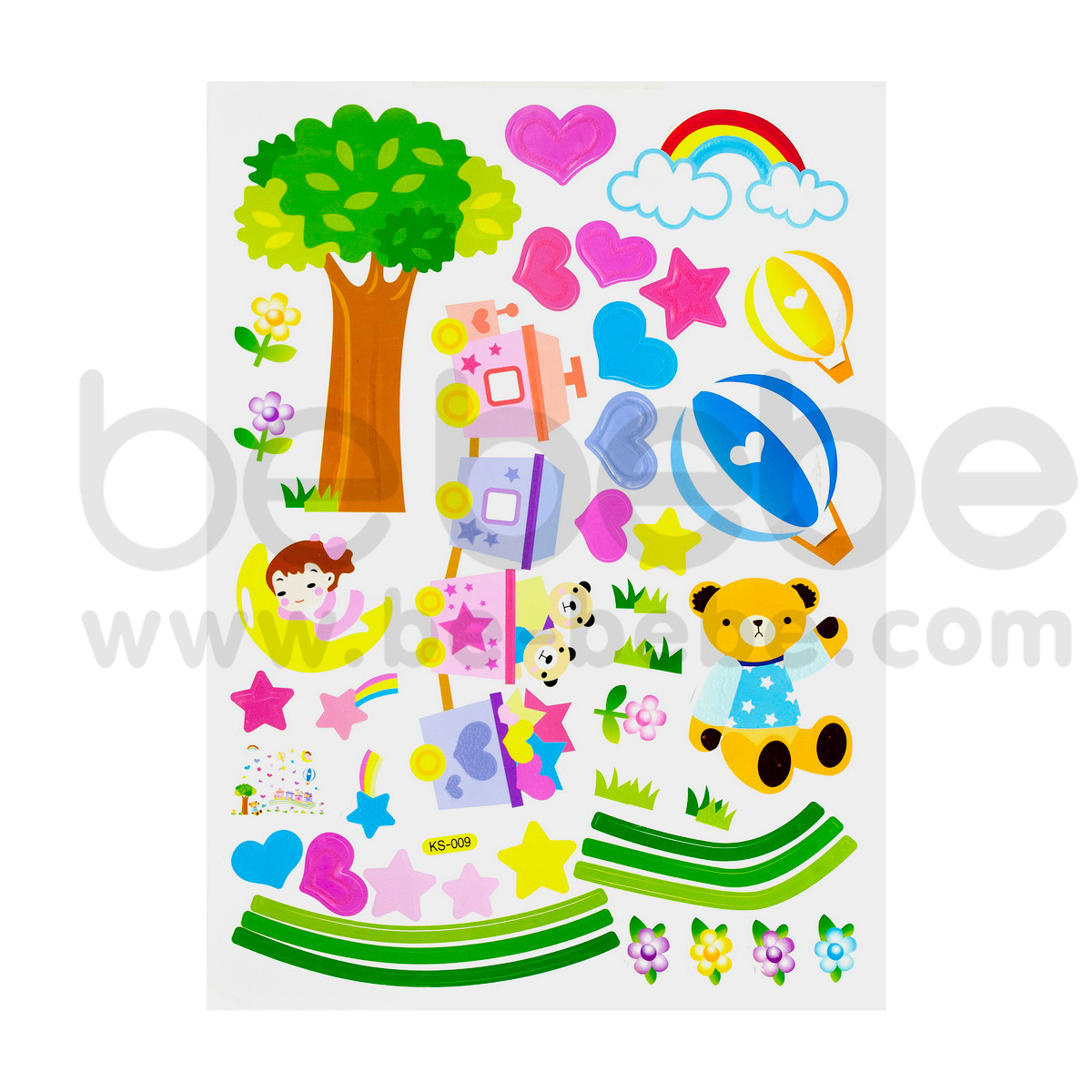 be bebe :Luminous Sticker(27.5x38cm.) / KS-009 