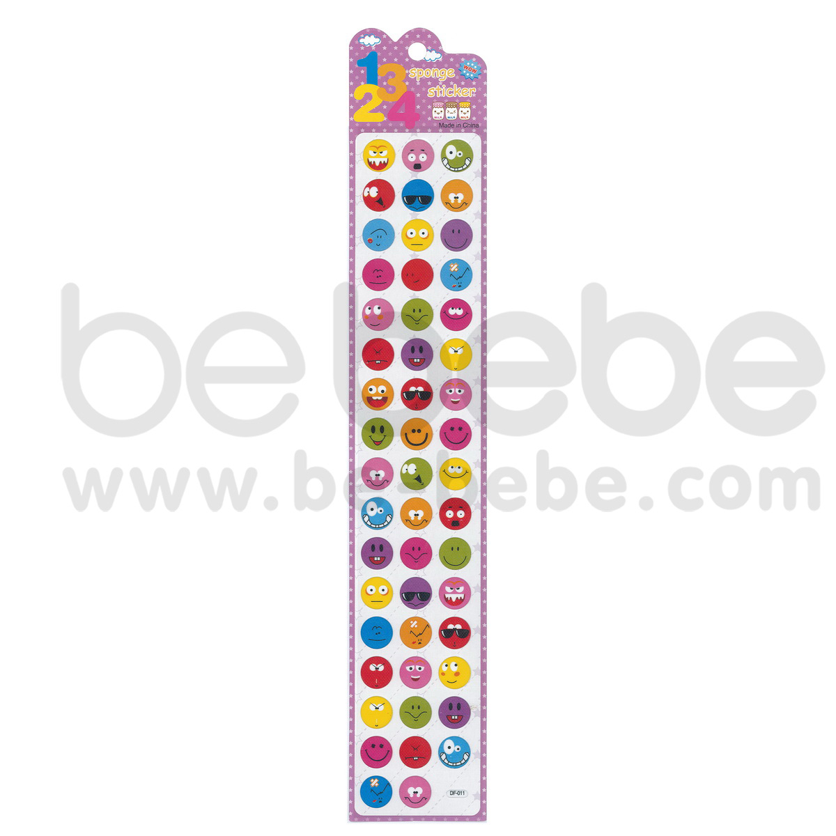 be bebe : Puffy Sticker (7x38cm.) / DF-011