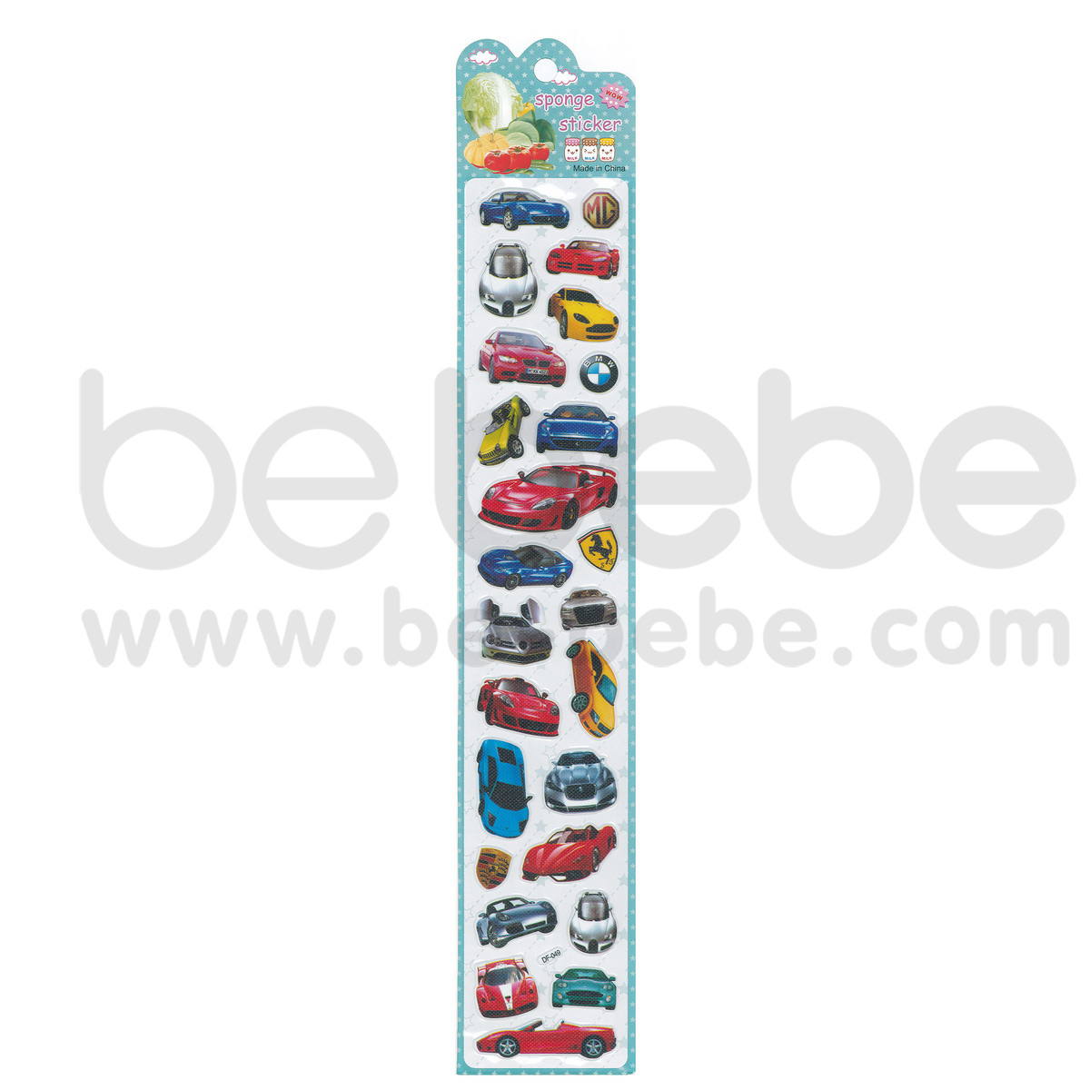 be bebe : Puffy Sticker (7x38cm.) / DF-049