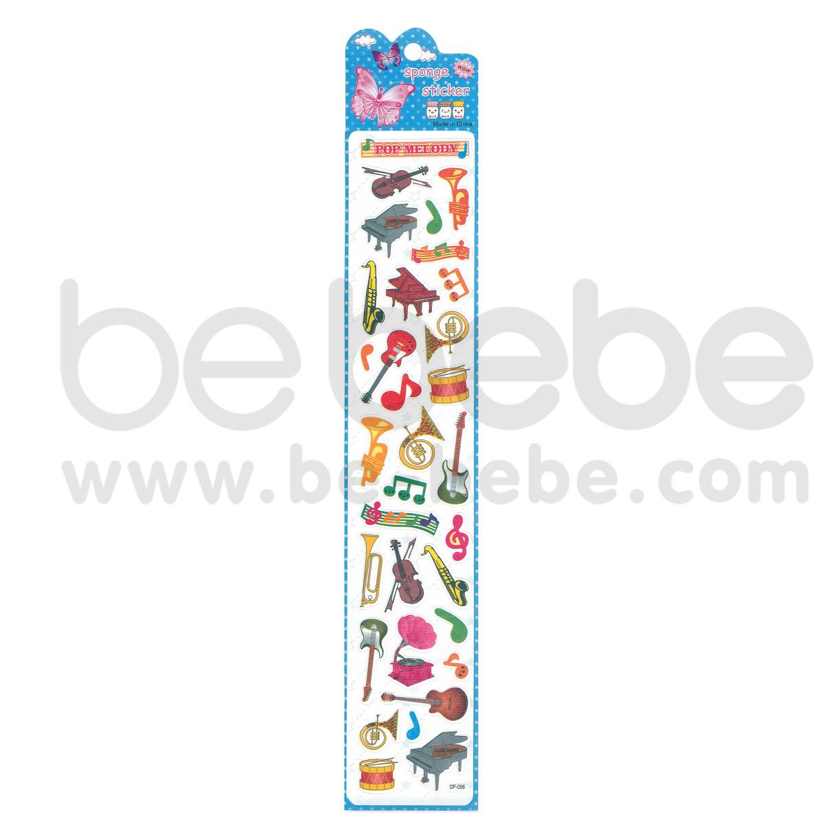 be bebe : Puffy Sticker (7x38cm.) / DF-056