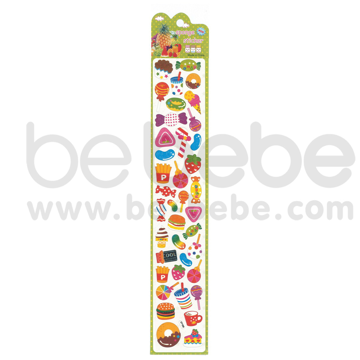 be bebe : Puffy Sticker (7x38cm.) / DF-058