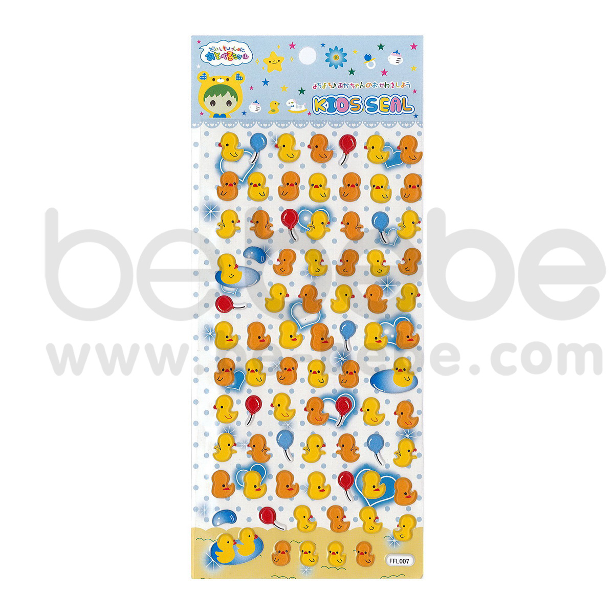 be bebe : Puffy Sticker (8.5x17cm.) / FFL-007