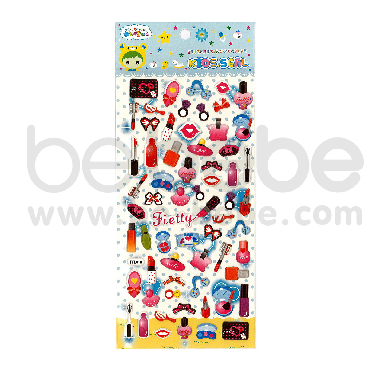 be bebe : Puffy Sticker (8.5x17cm.) / FFL-010
