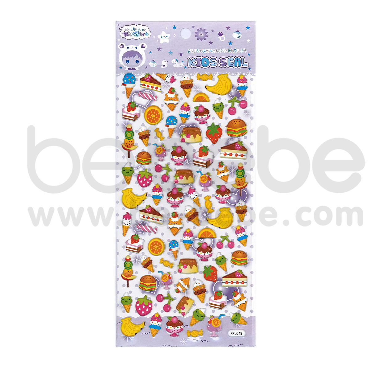 be bebe : Puffy Sticker (8.5x17cm.) / FFL-049