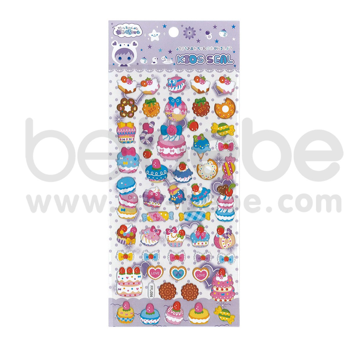 be bebe : Puffy Sticker (8.5x17cm.) / FFL-056