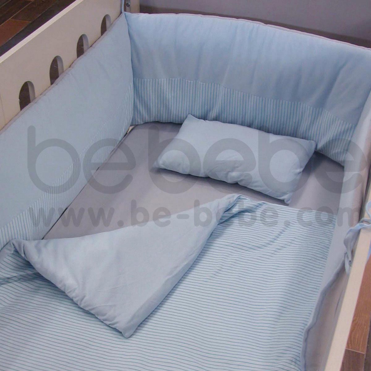be bebe:Bedding Set 70x140/180(5 Pcs.)/Blue