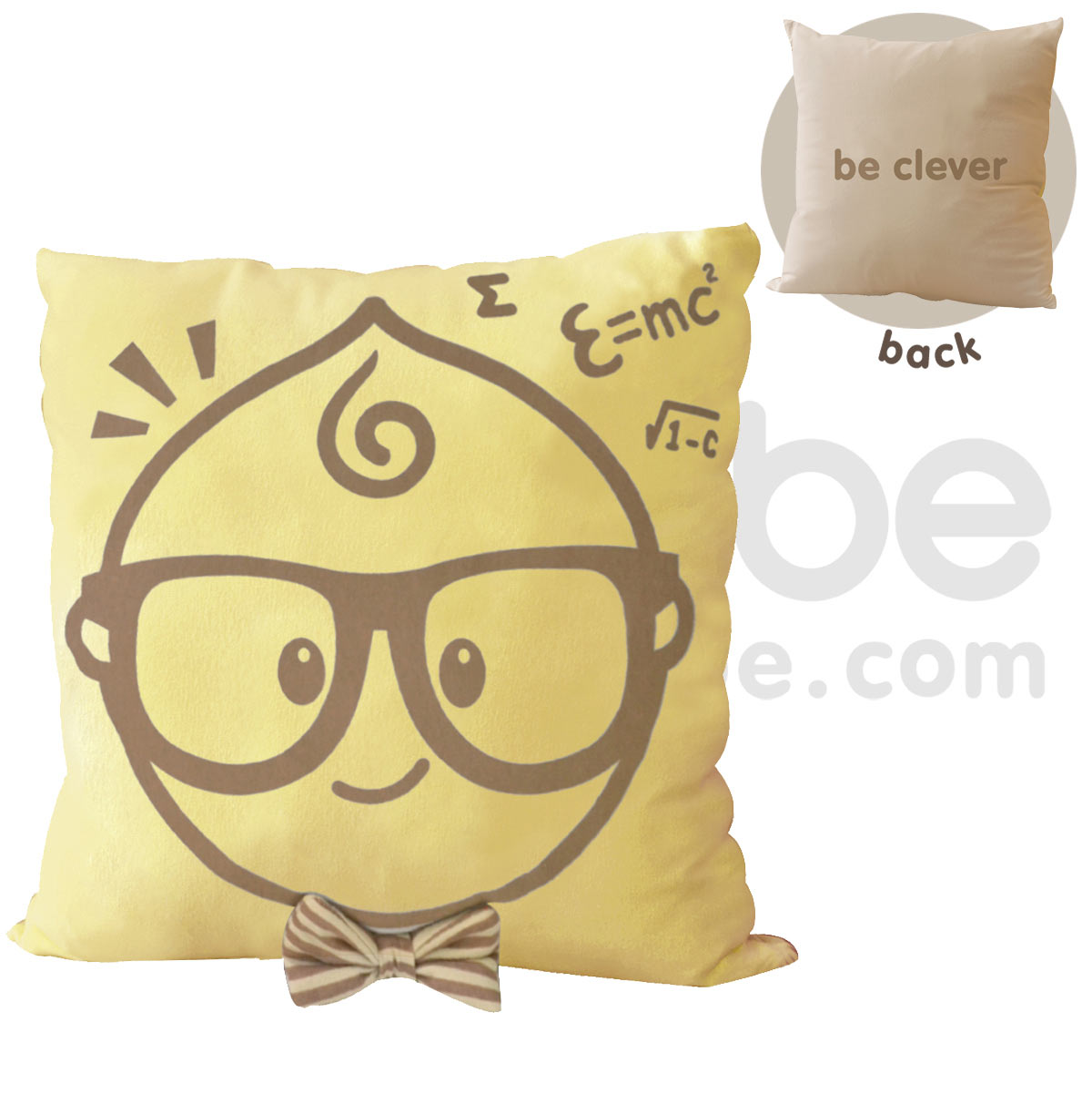 bebebe : Pillow-be clever-boy / Light Yellow 