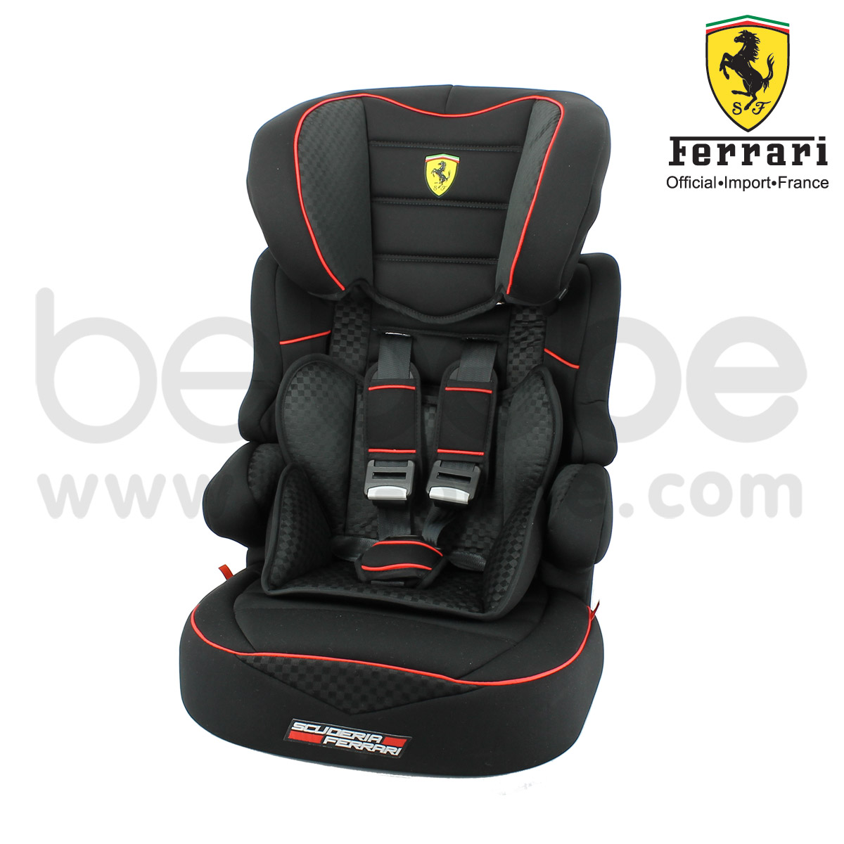 Car Seat Ferrari : High Back Booster Beline SP (Black)